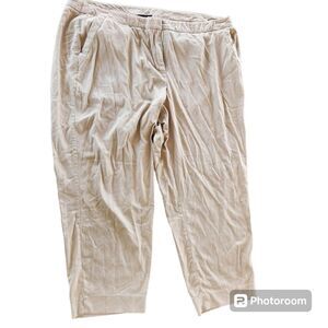 Lane Bryant Kahki Dress Pants Womens SZ 20 Office Corporate Business Casual Work